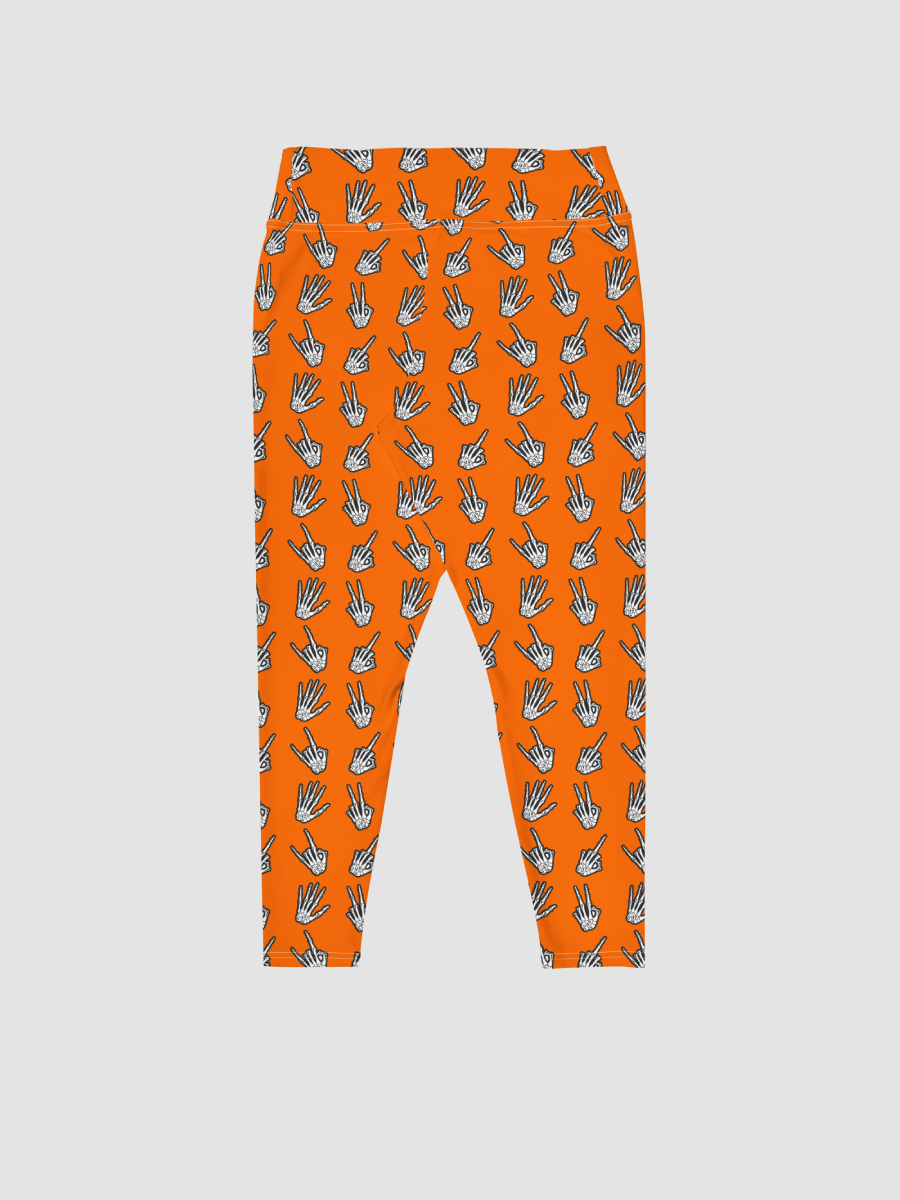 Bone Zone pattern plus size leggings product image (2)