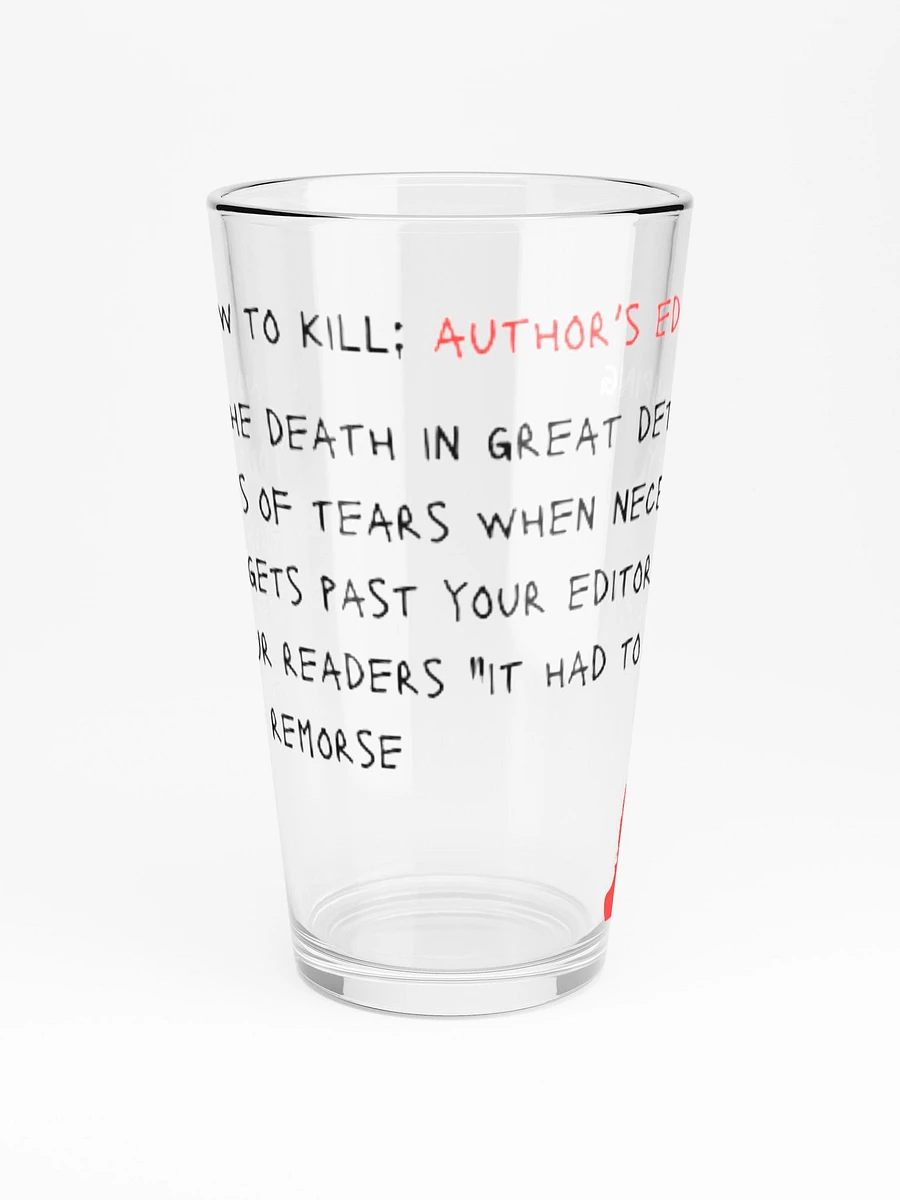 Author's Edition Shaker Pint Glass product image (3)
