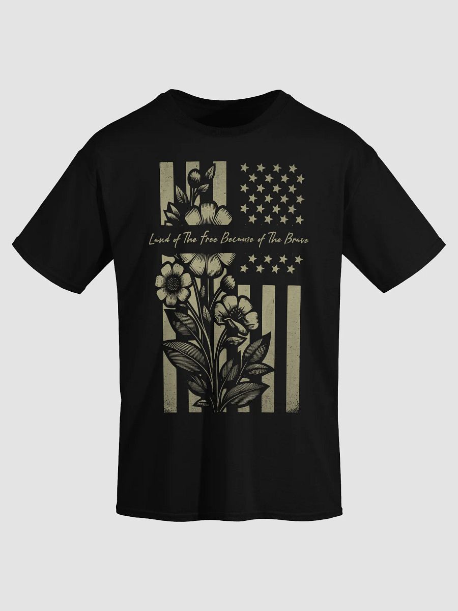 4th of July Floral Classic Unisex T-Shirt product image (3)