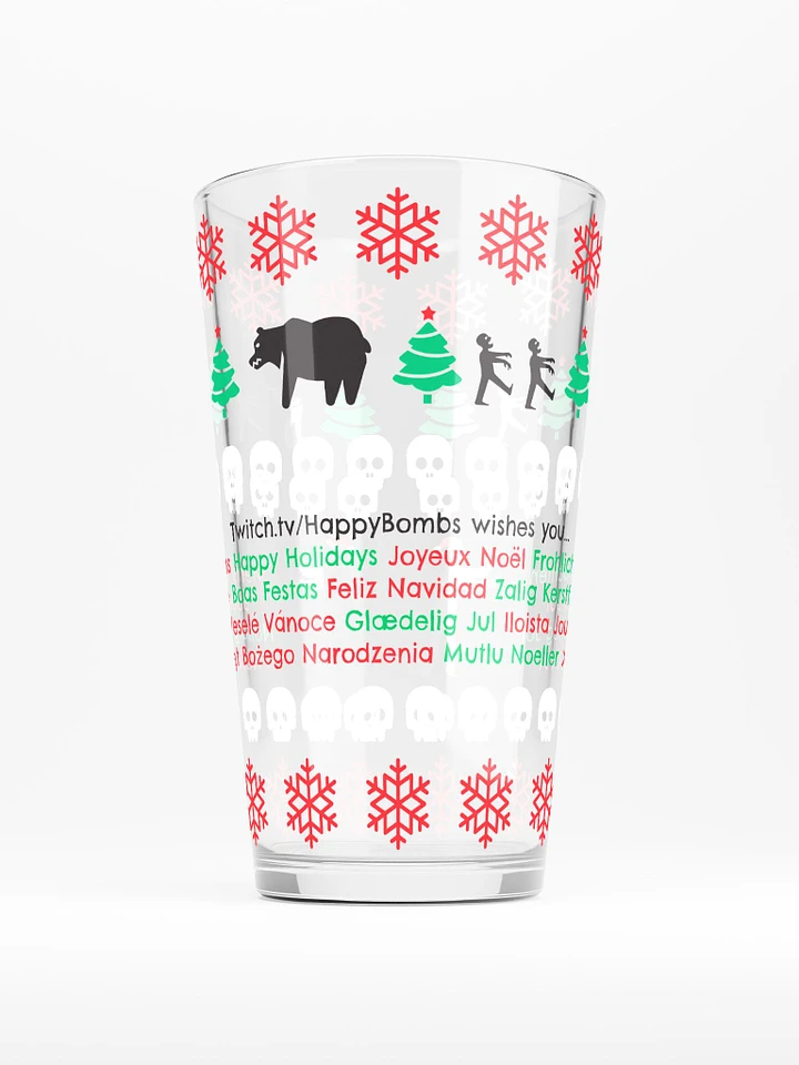 Limited Edition HappyBombs Christmas Glass product image (1)