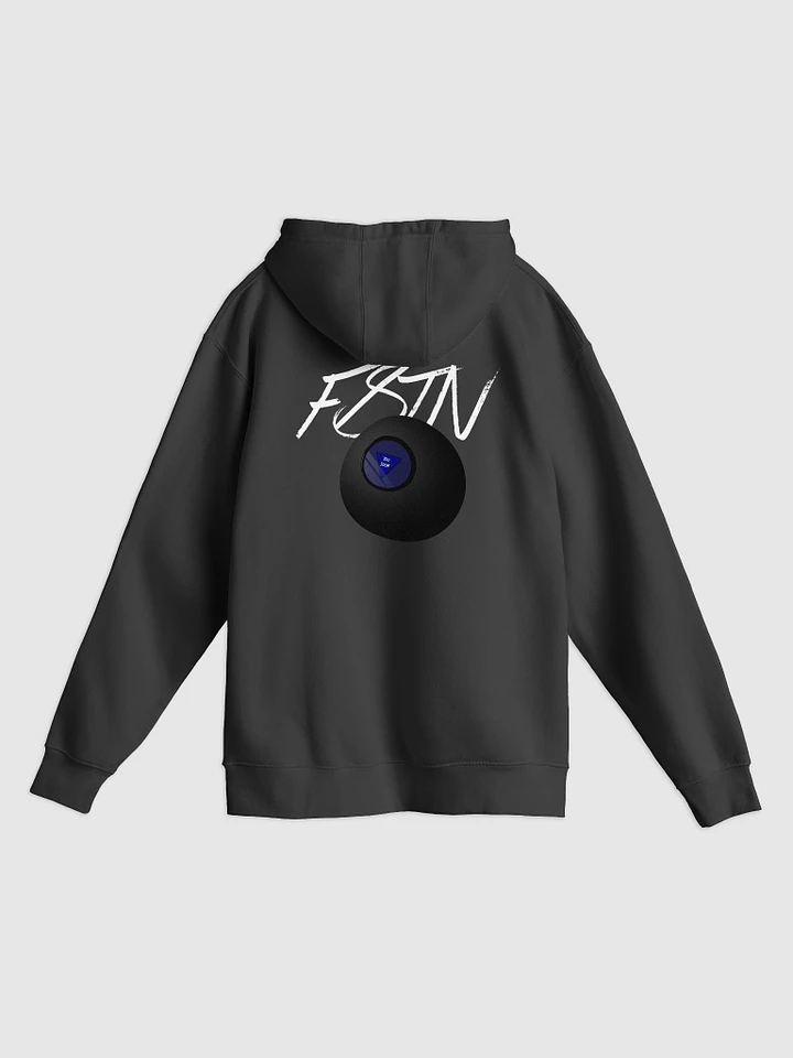 FSTN Magic 8 Ball Hoodie White LETTERING(Vertical) product image (1)