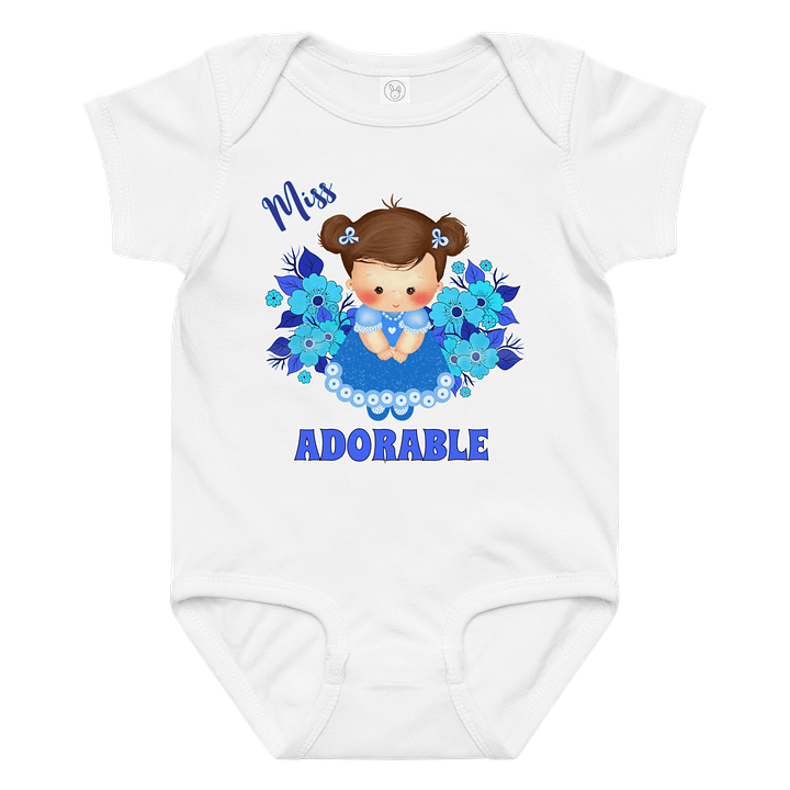 Miss Adorable Baby Jersey Bodysuit product image (13)