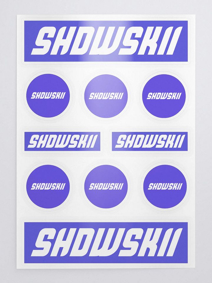 KISS CUT STICKERS / PURPLE product image (1)
