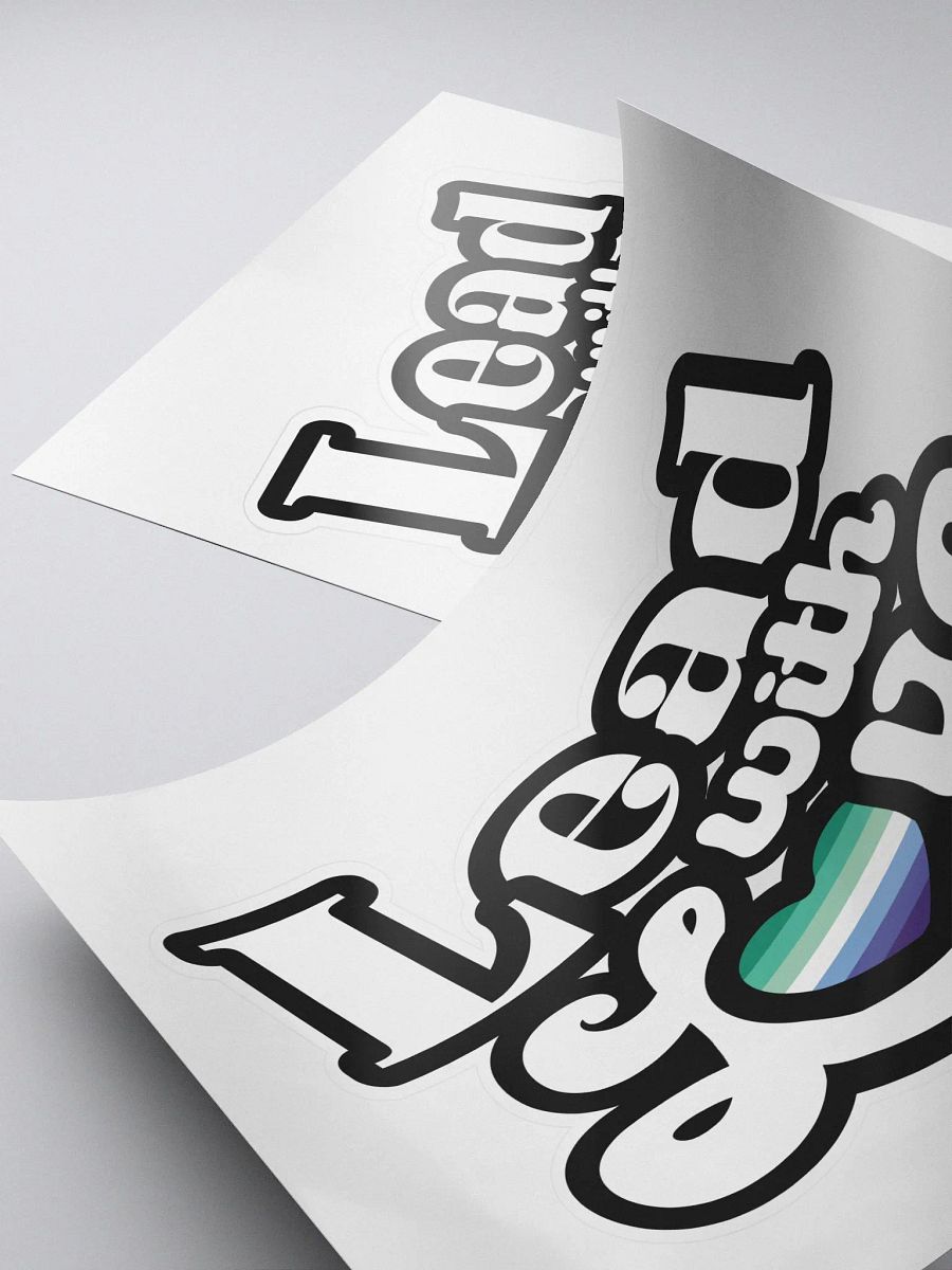 Lead With Love Sticker: Gay Man product image (4)