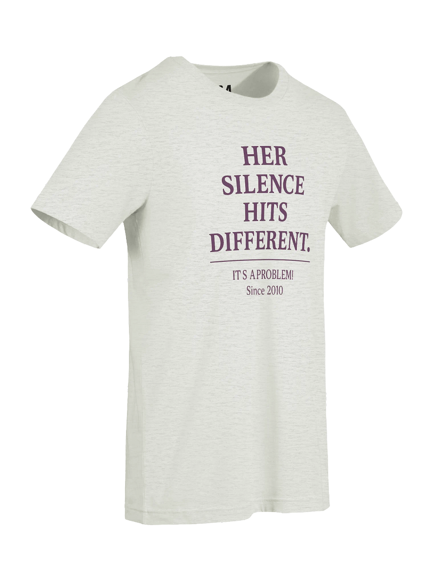 Her Silence Hits Different Tee product image (36)