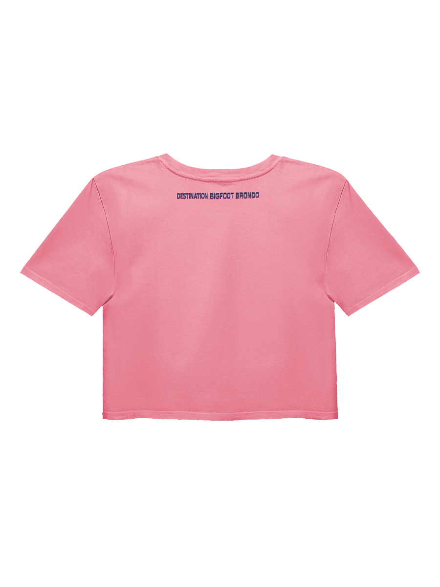 Destination Bigfoot Bronco Synthwave Women's Crop Top (Multiple Colors Available) product image (2)