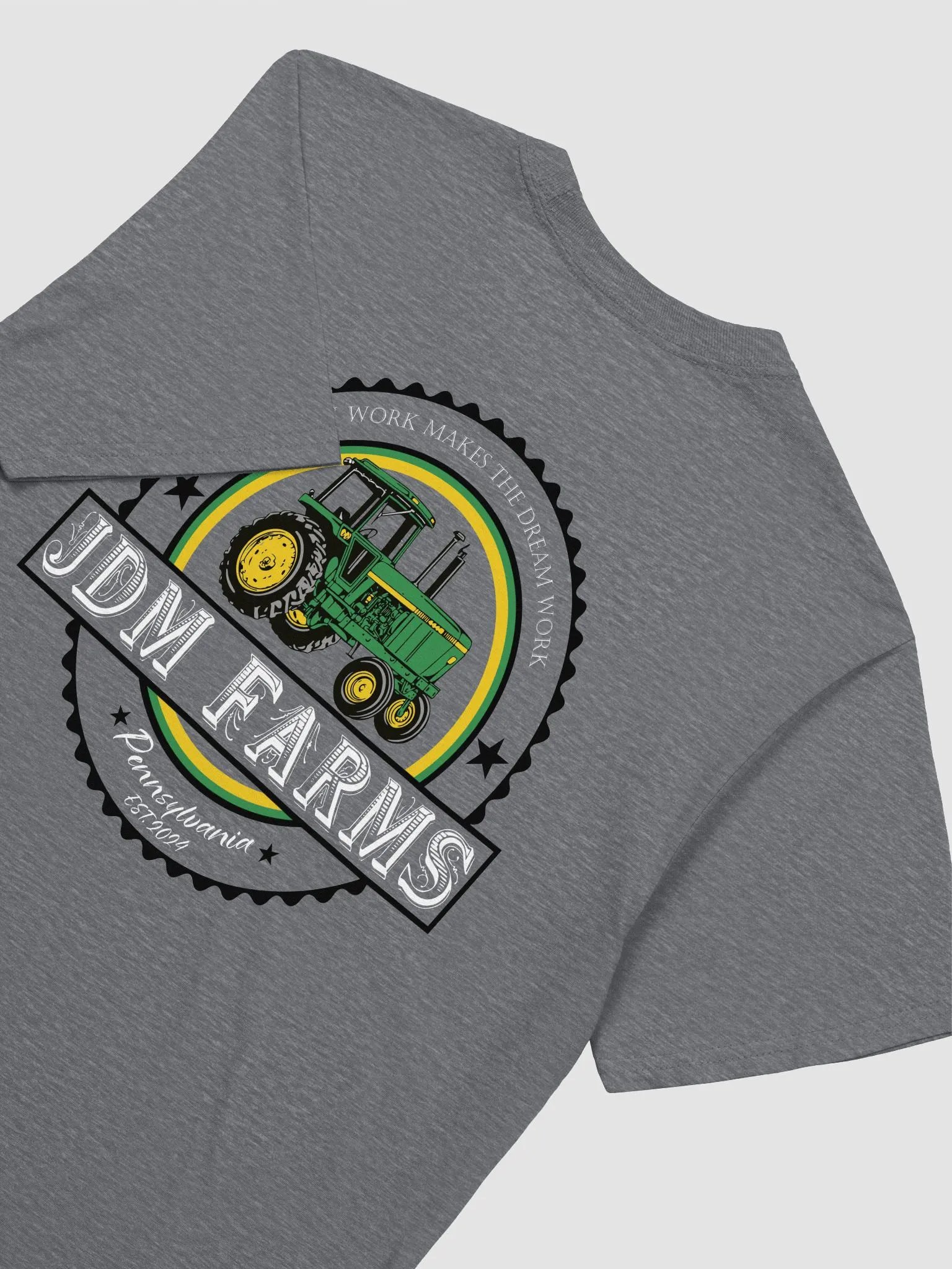 Vintage Tractor Circle Design T-Shirt product image (4)