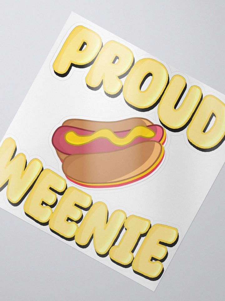 Proud Weenie Sticker product image (2)