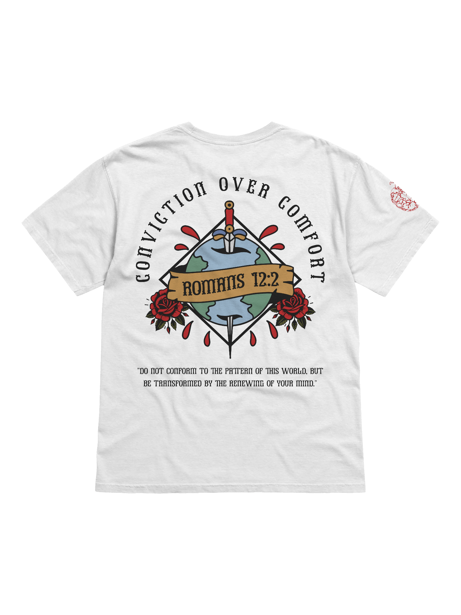 Conviction Over Comfort Heavyweight T-Shirt product image (4)