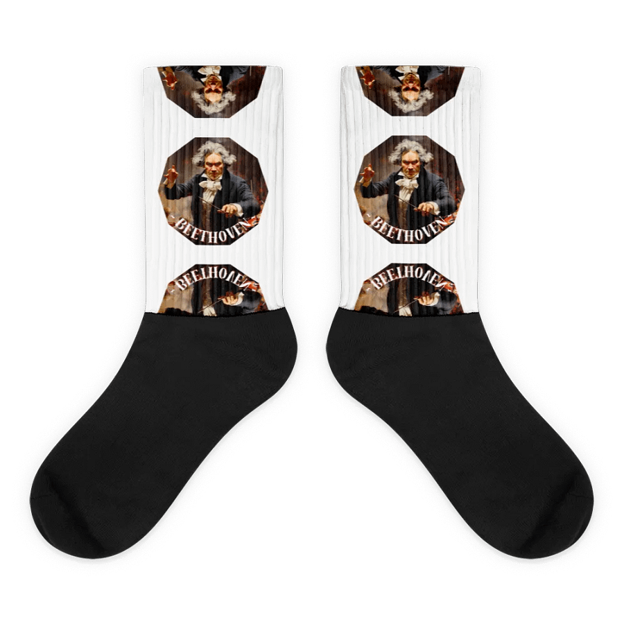 Ludwig van Beethoven - Oil Painting Portrait | Socks product image (1)