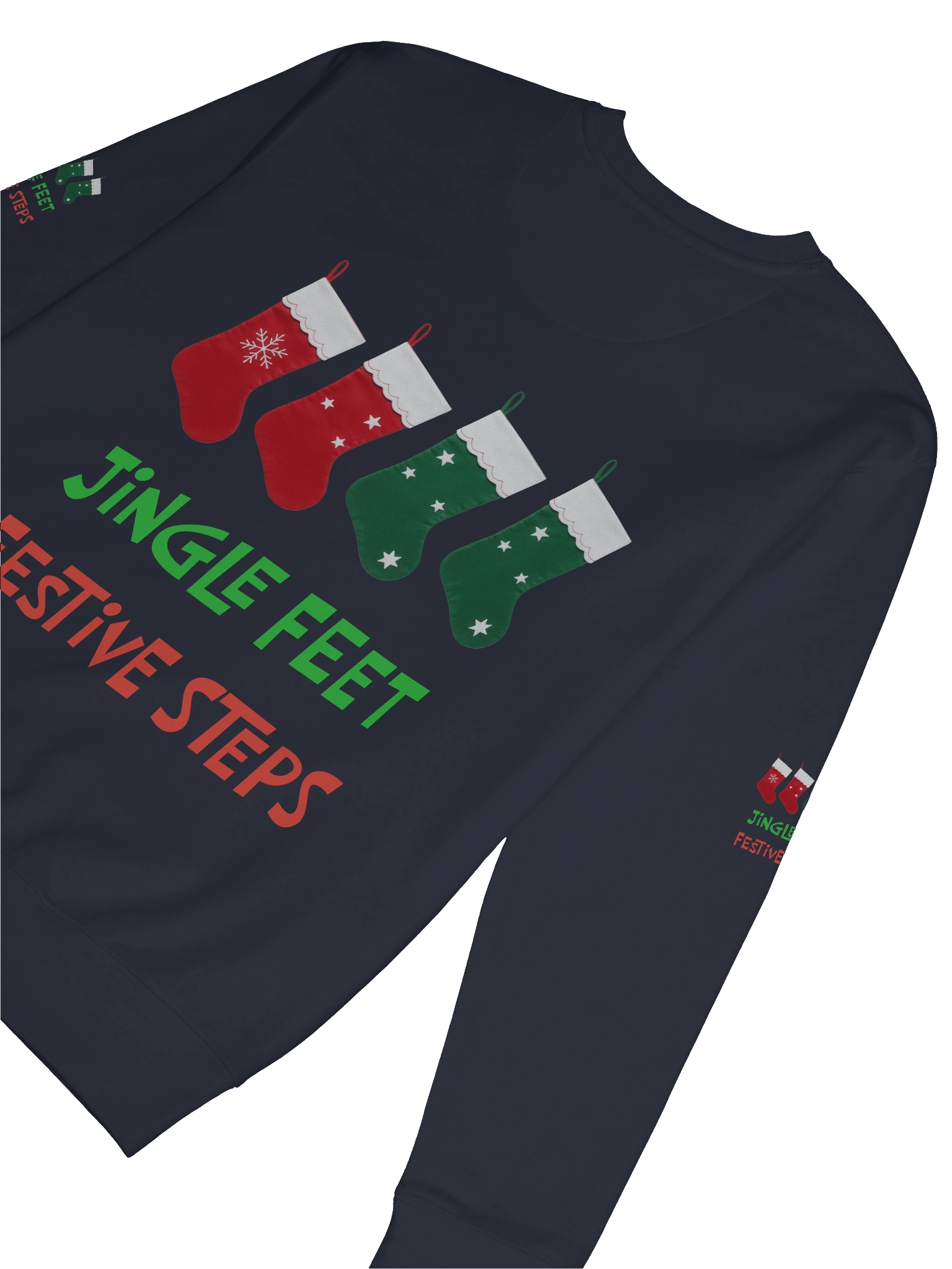 Jingle Feet Festive Christmas Sweatshirt product image (79)
