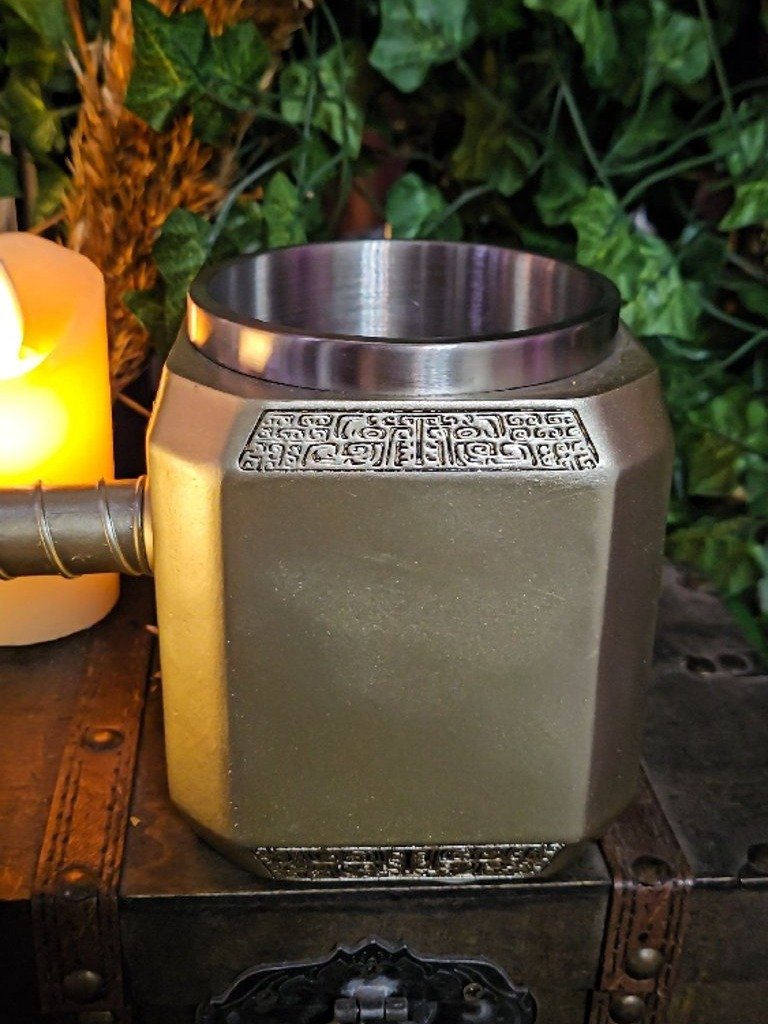 The Armored Kingdom Gold Battle Hammer Of The Gods Mug product image (2)