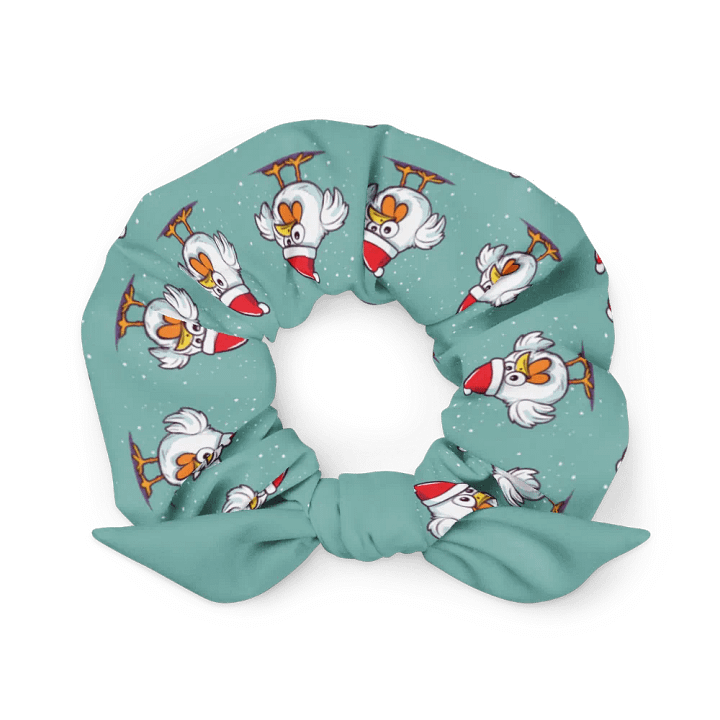 Festive Chickens All-Over Print Scrunchie product image (1)
