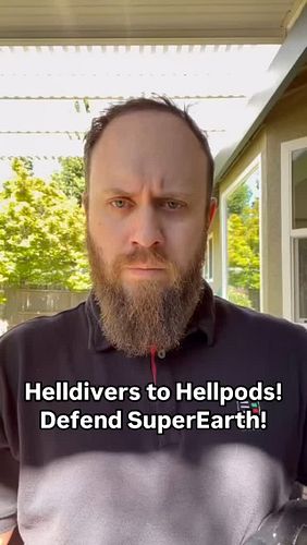 Helldivers to Hellpods! Had to #repost this one from last year around this time. Can’t wait to dive back in to @helldivers2ga...