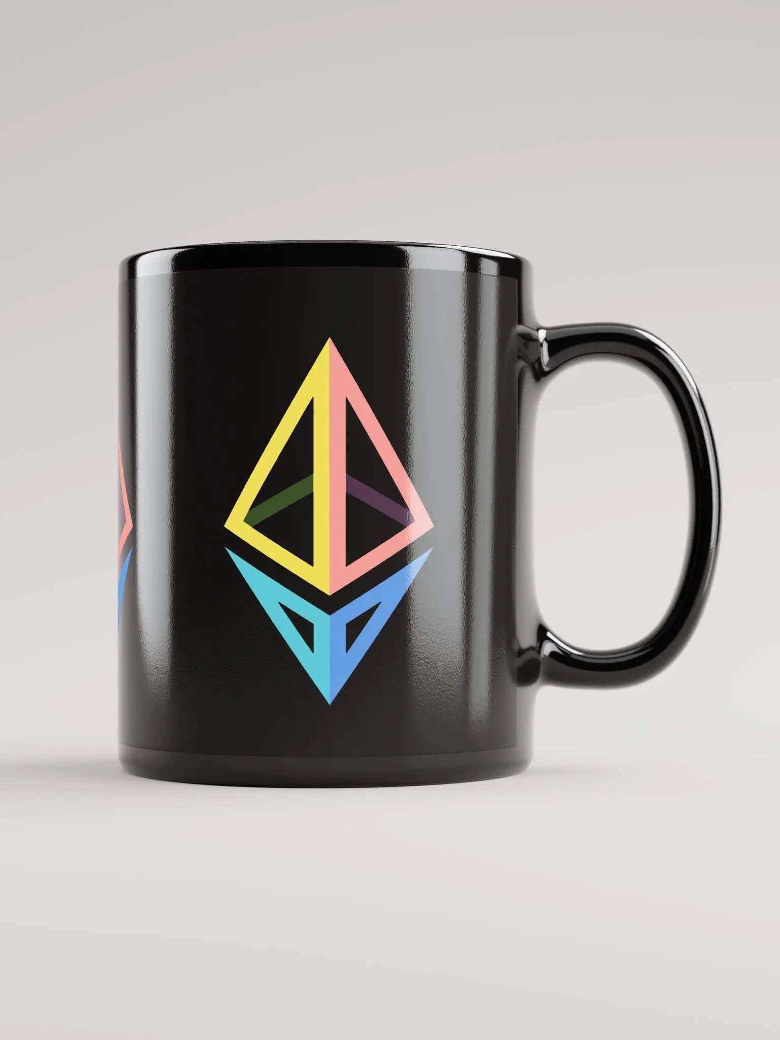 Ethereum Logo Black Mug product image (2)
