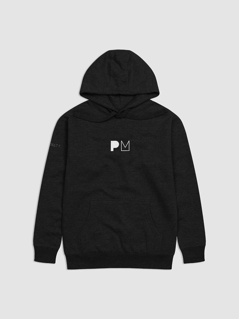 polymatt logo hoodie