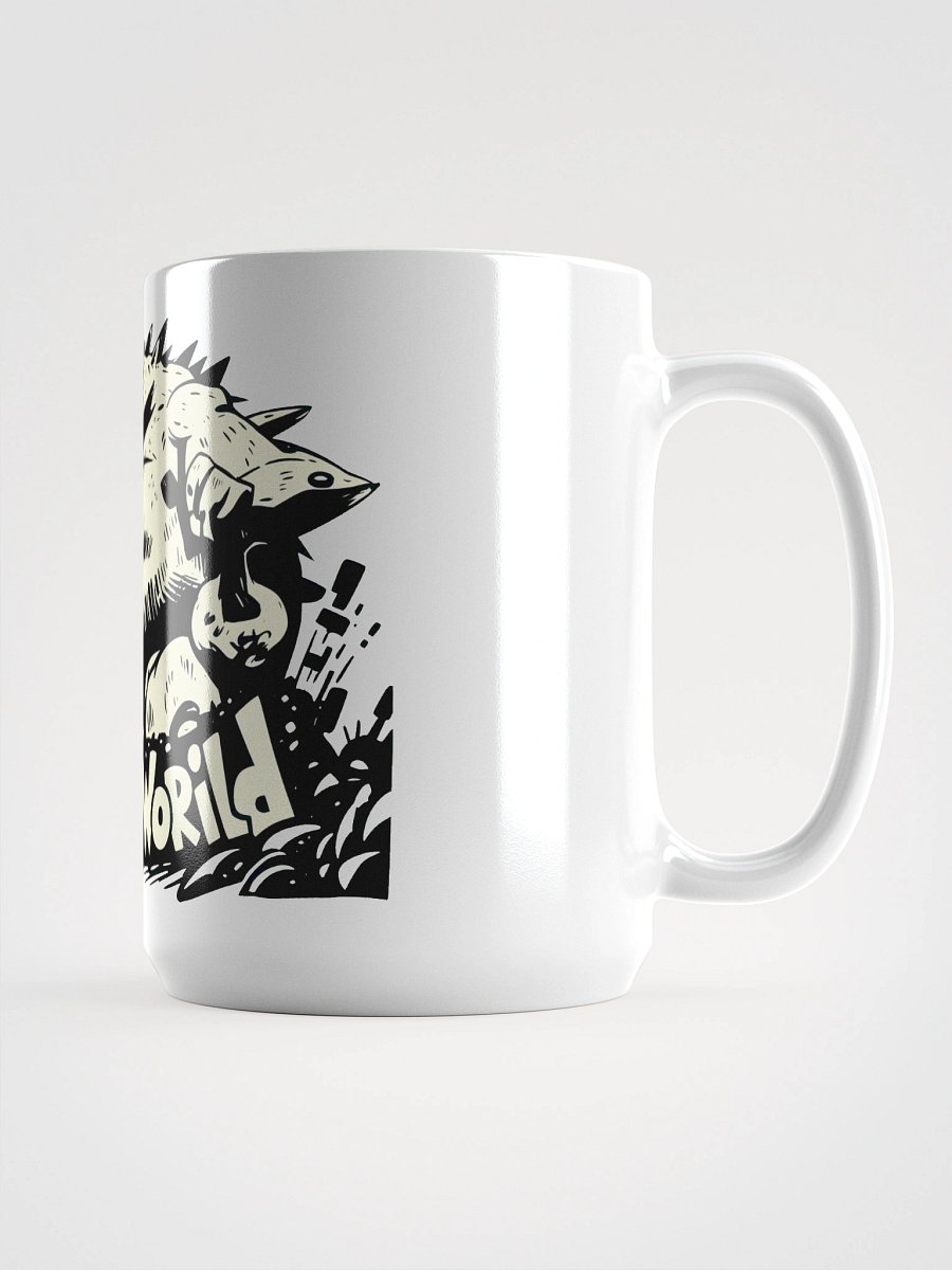 Monochrome Monster: Spin the World Glossy Mug product image (1)