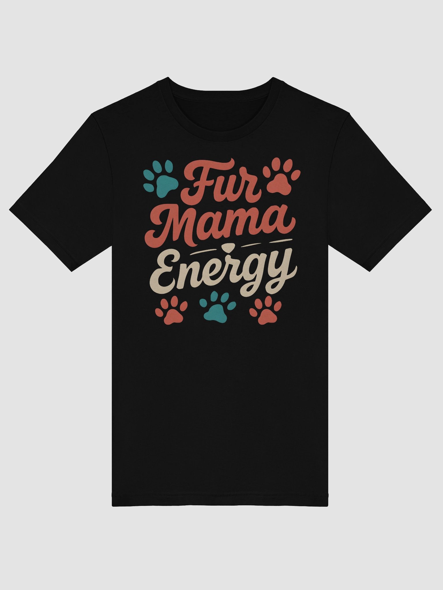 Fur Mama Energy Paw Print Tee product image (5)