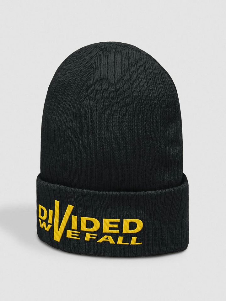 Divided We Fall - Yellow - Atlantis Ribbed Knit Beanie product image (2)
