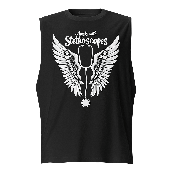 Angel Stethoscope Muscle Tank product image (1)
