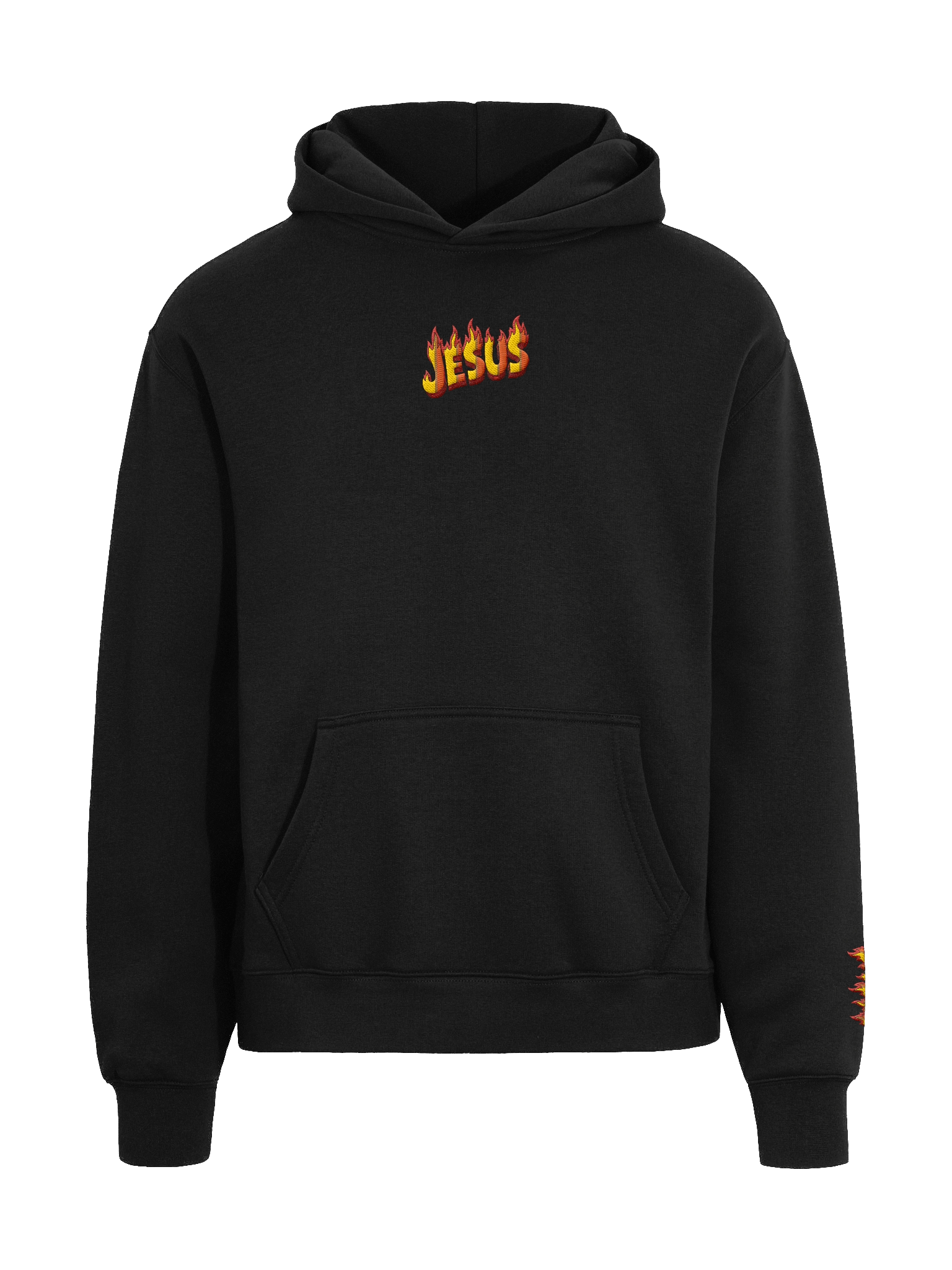 Flaming Jesus Oversized Hoodie product image (12)
