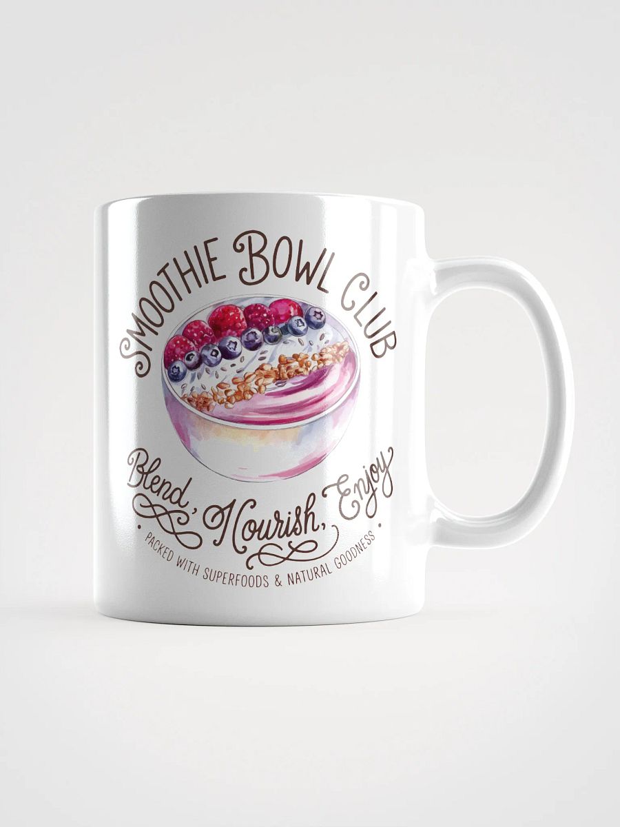 Smoothie Bowl Club White Glossy Mug product image (1)