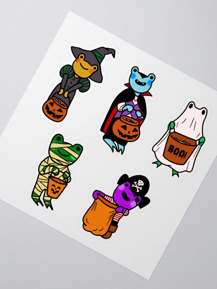 Frogoween Sticker Sheet product image (2)