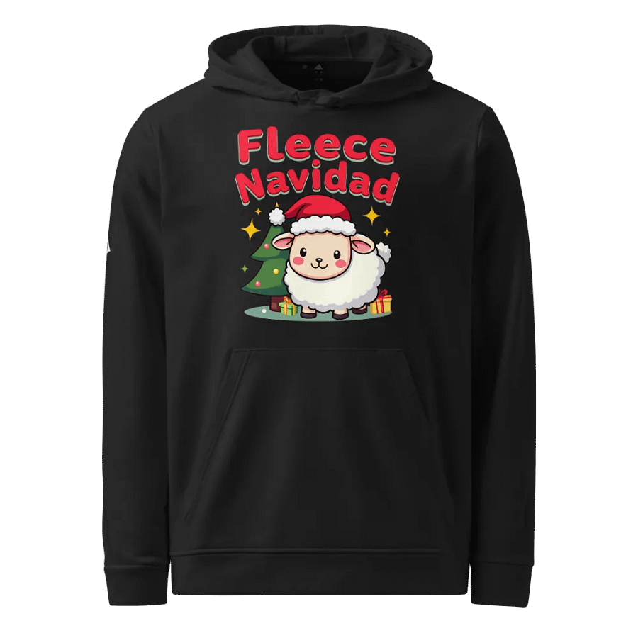 Fleece Navidad Santa Sheep Hoodie product image (1)