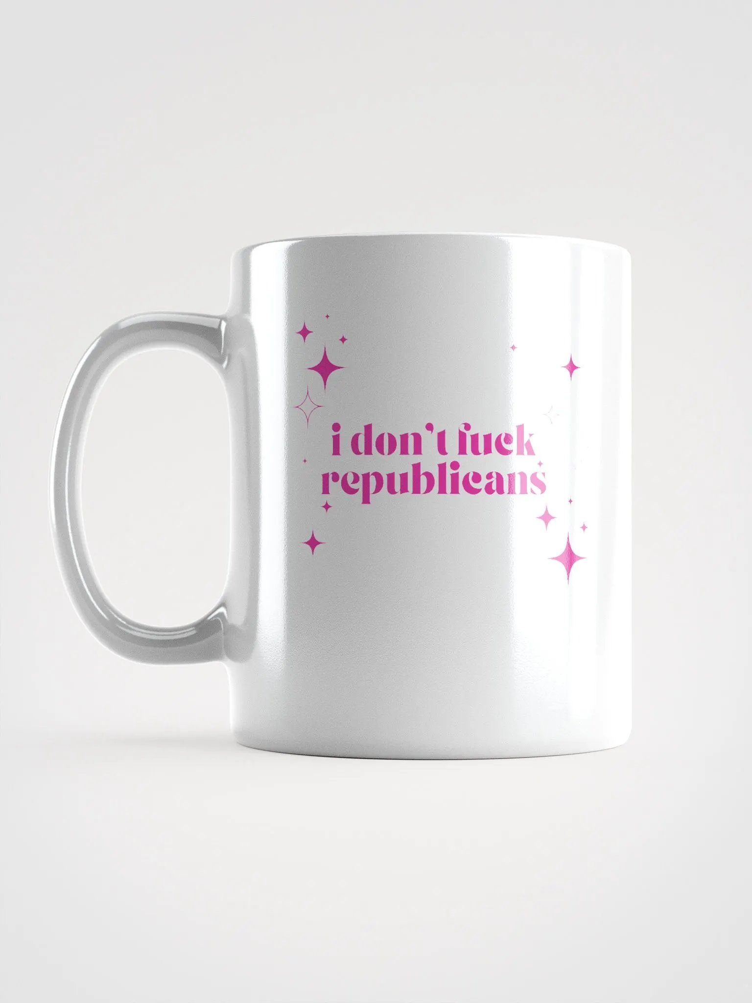 I don't fuck republicans mug product image (1)