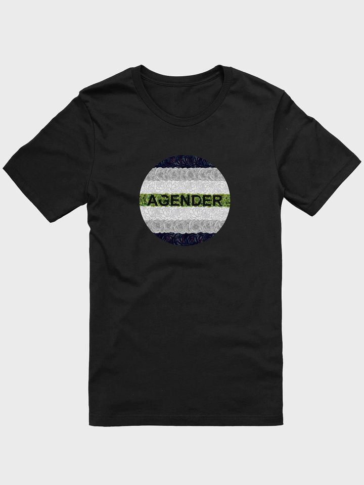 floral agender t-shirt product image (1)
