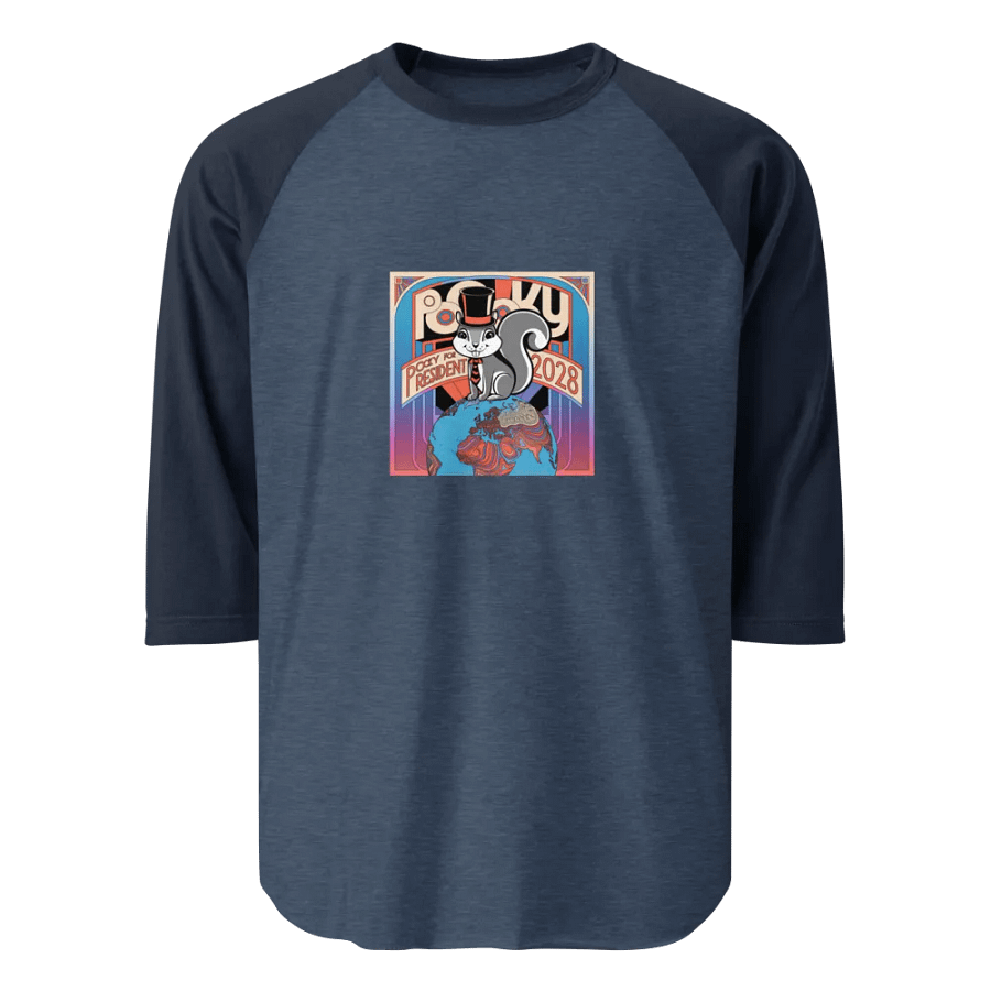 pooky for President 2028 Raglan Tee product image (1)