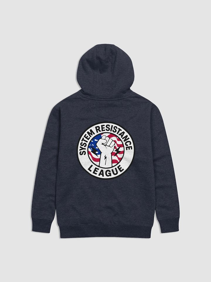 System Resistance League Emblem Cozy Cotton Blend Unisex Hoodie product image (8)