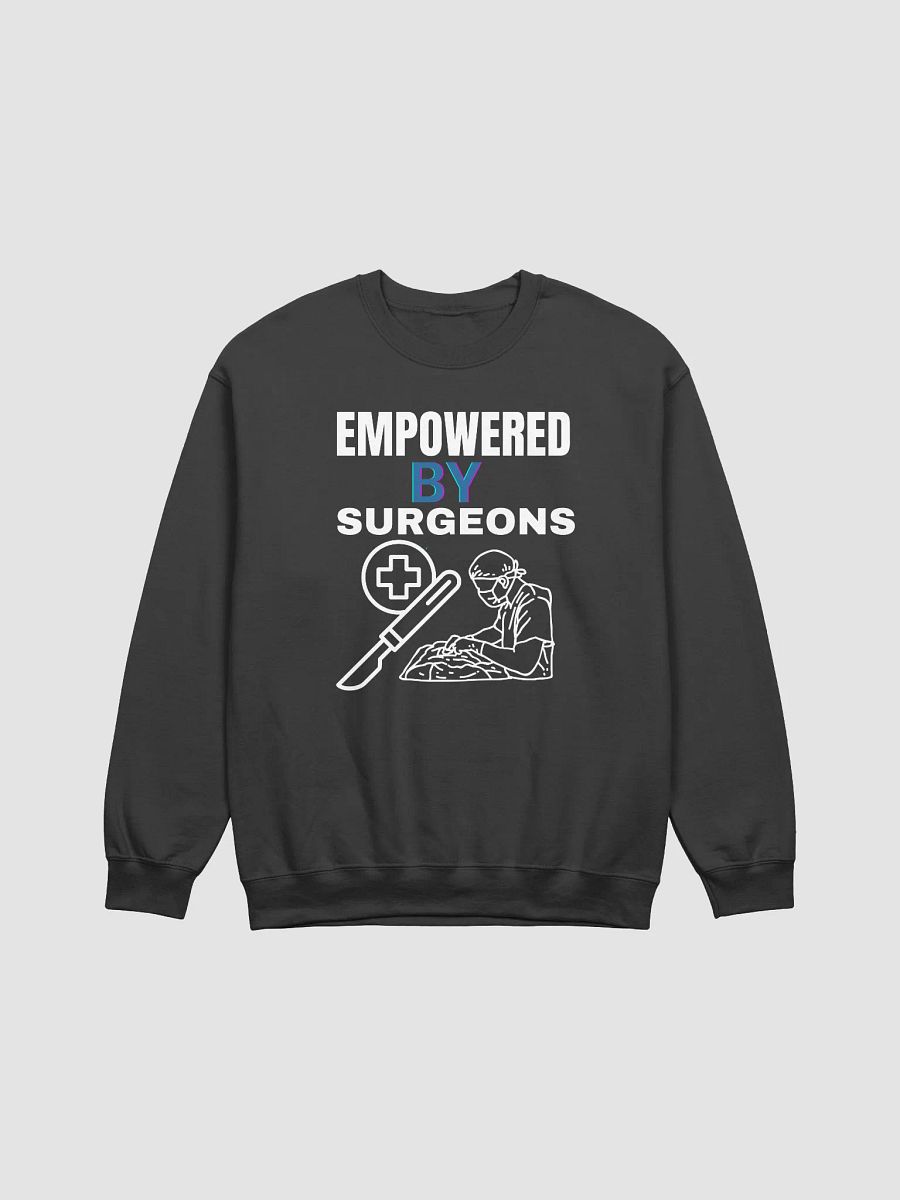 Surgeons' empowerment, Stylish Medical-themed Crewneck Sweatshirt product image (2)