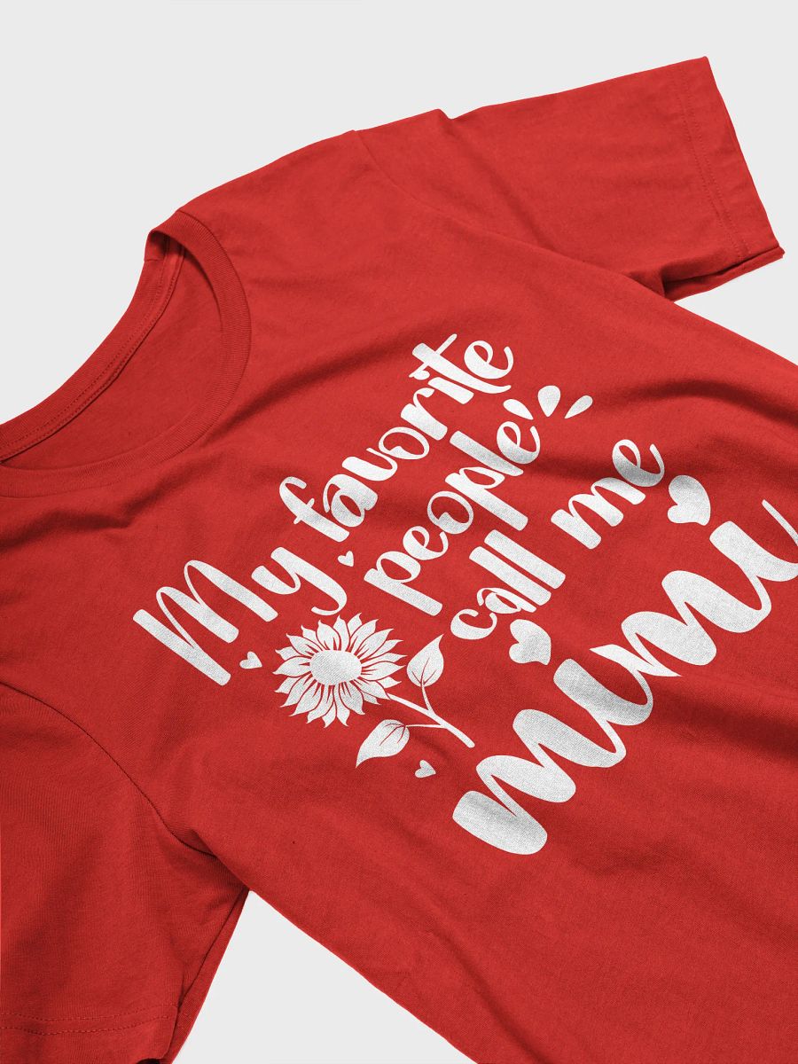 My Favorite People Call Me Mimi, Grandma Bella Canvas T-shirt product image (3)