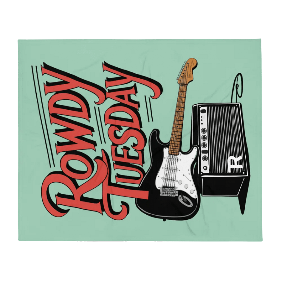 Rowdy Tuesday - Throw Blanket product image (1)