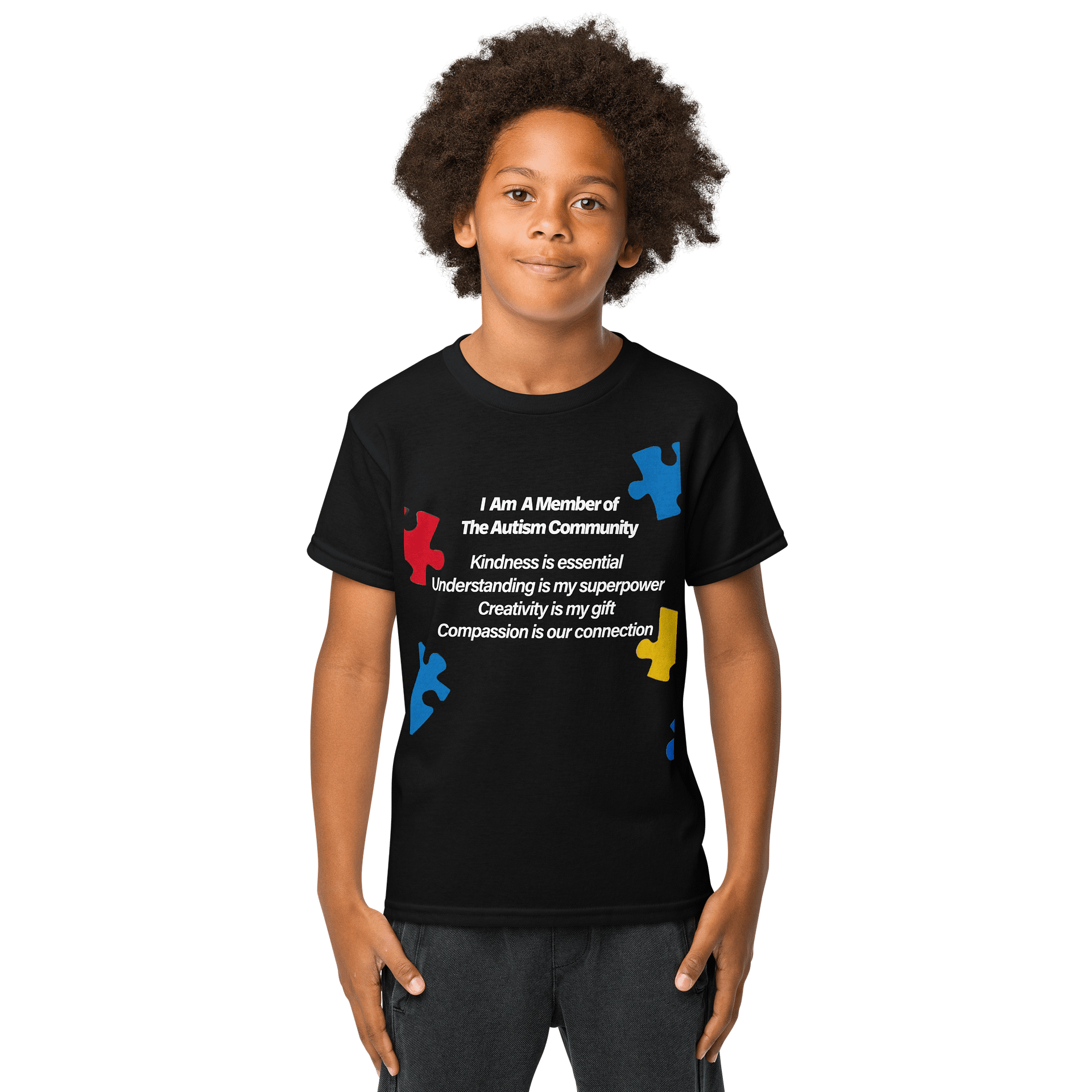 I'm Part of the Autism Community Kids T-Shirt product image (3)