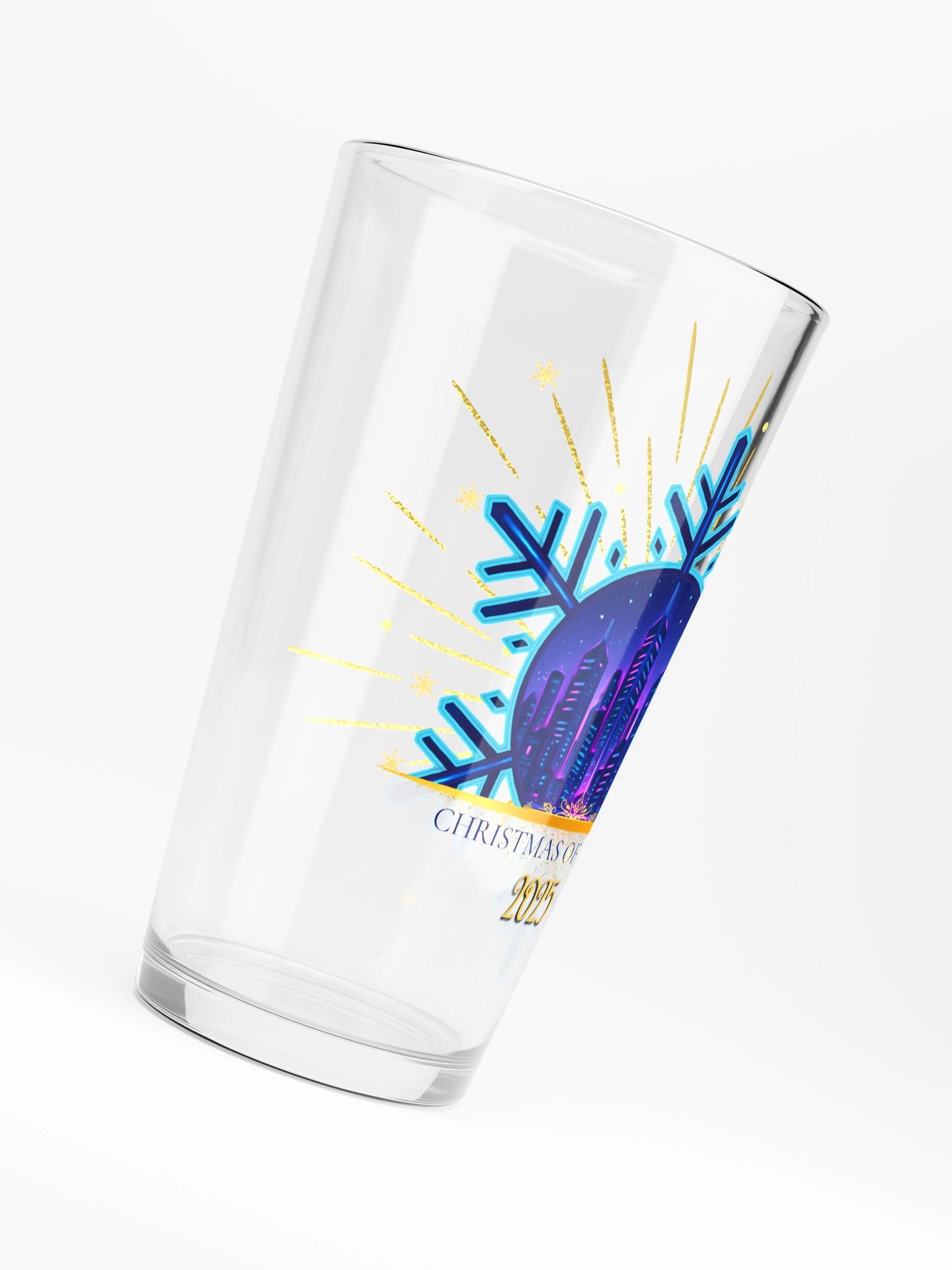 Christmas of Chaos 2025 Glass Cup product image (6)
