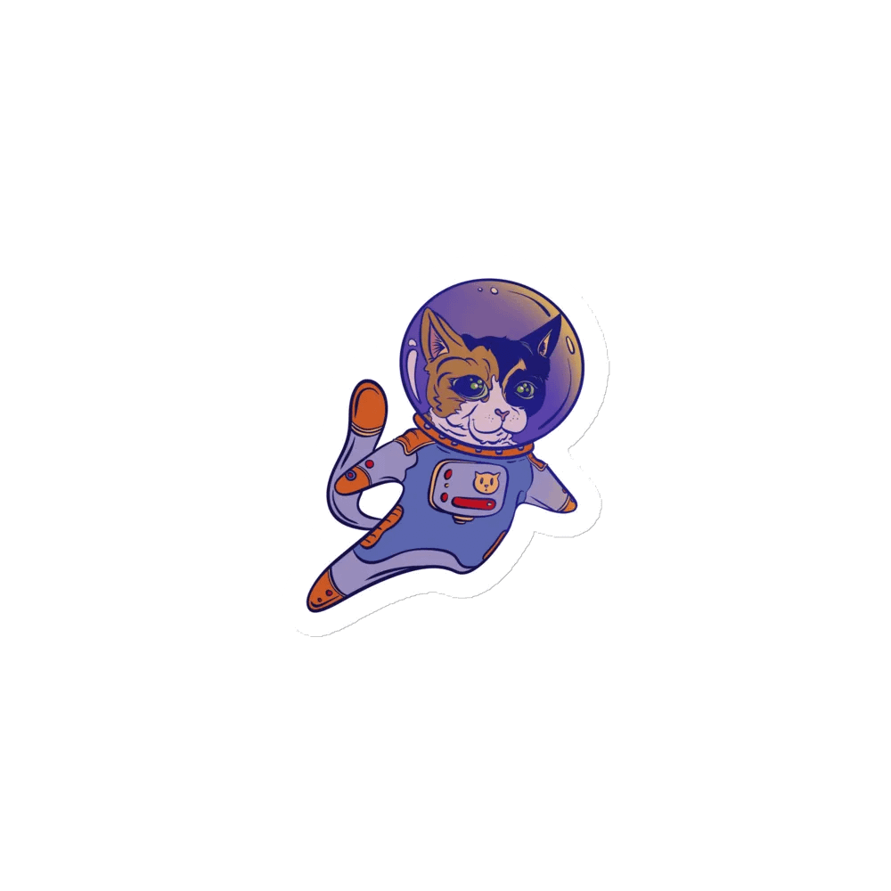 Die-Cut Tripaw Kitty Magnet product image (1)