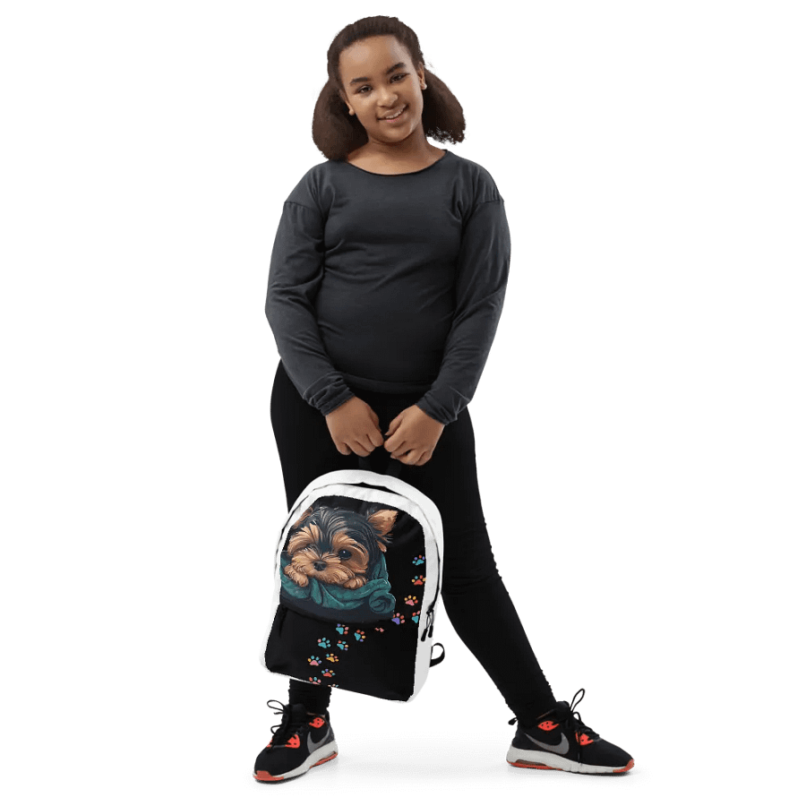 Whimsical Yorkie All-Over Print Backpack product image (7)