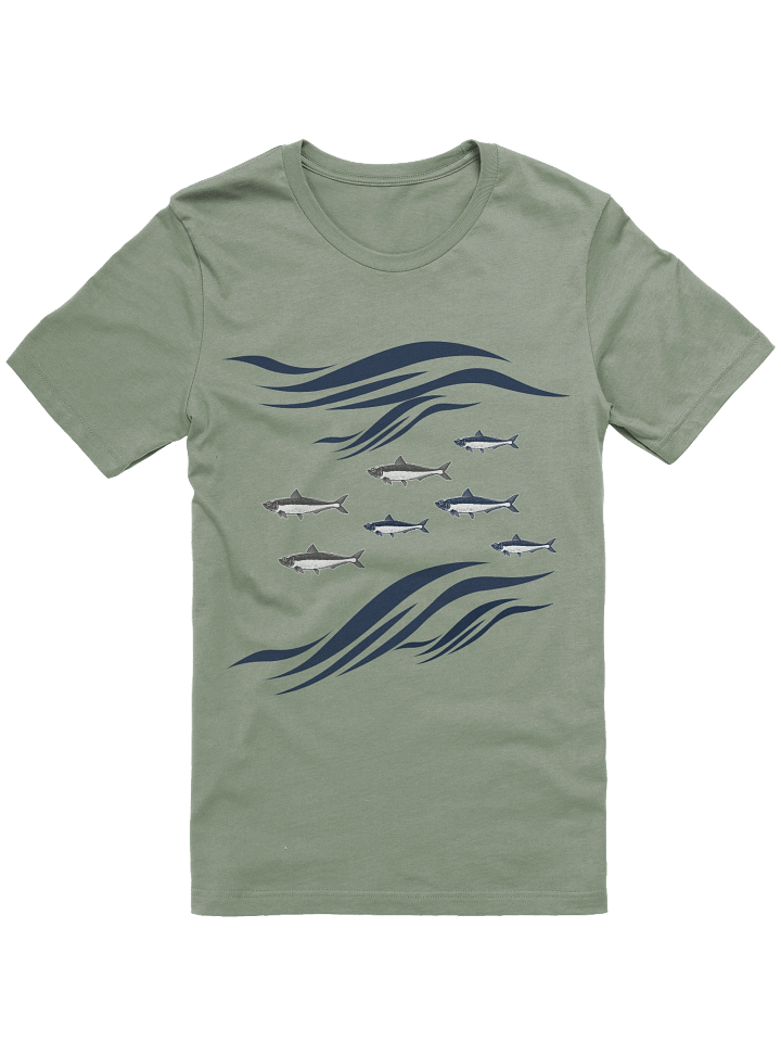 Sardines In Waves Supersoft Lightweight T-Shirt product image (1)