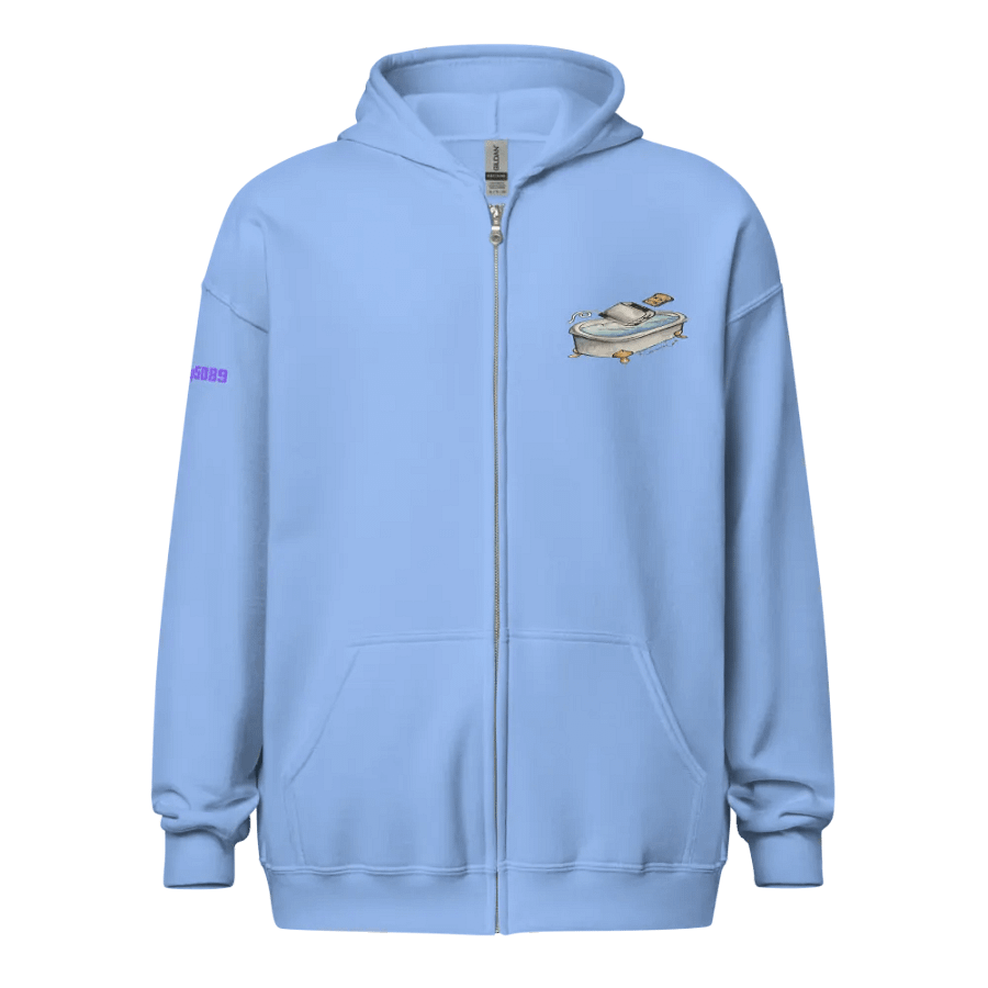 Live Laugh Toaster Bath Zip up Hoodie product image (4)