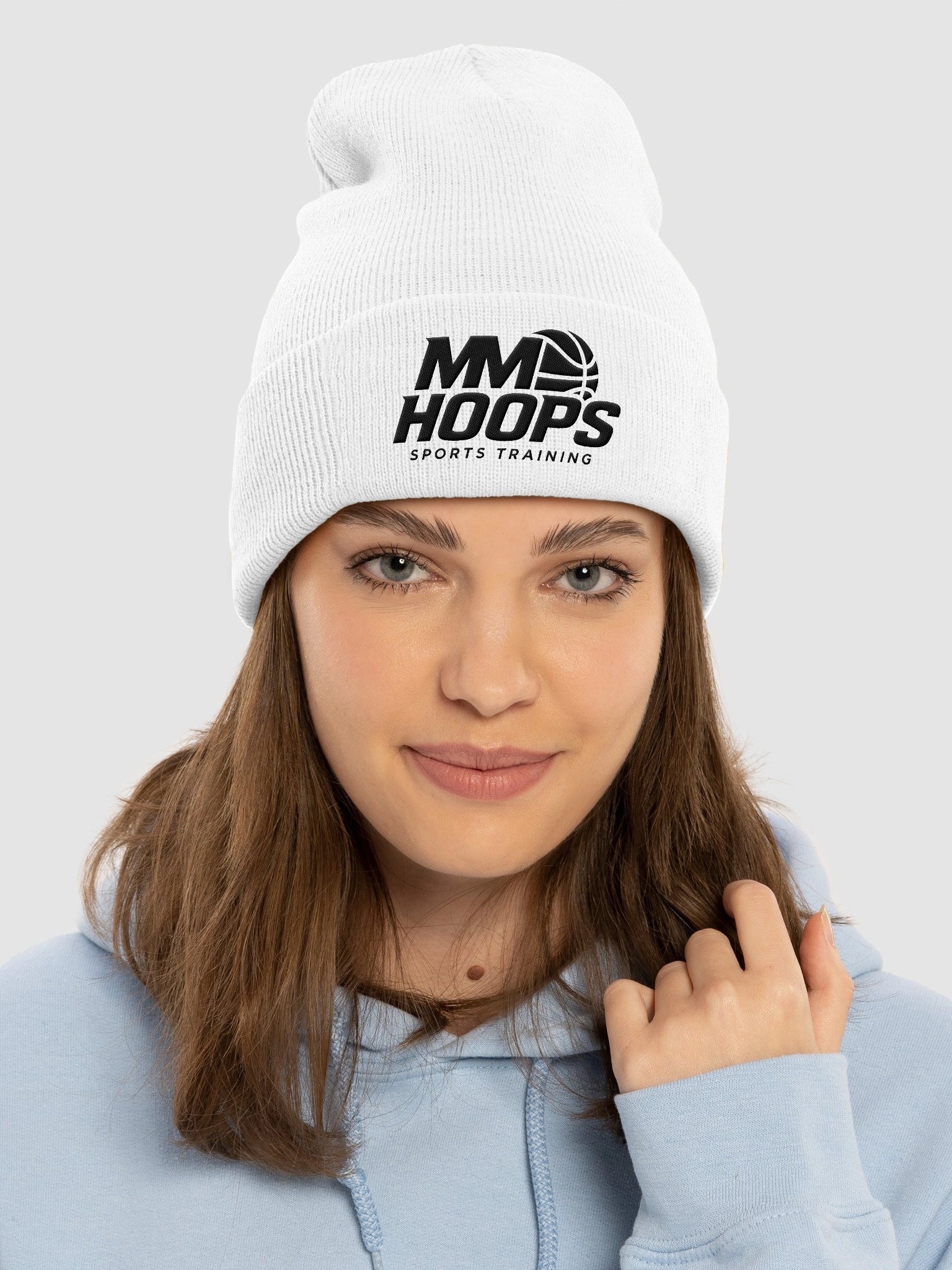 MM Hoops White Beanie product image (3)