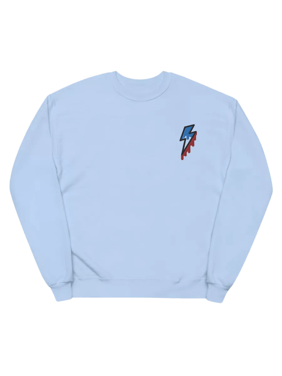 Lightning Bolt Hanes Classic Crewneck (Embroidered) product image (1)