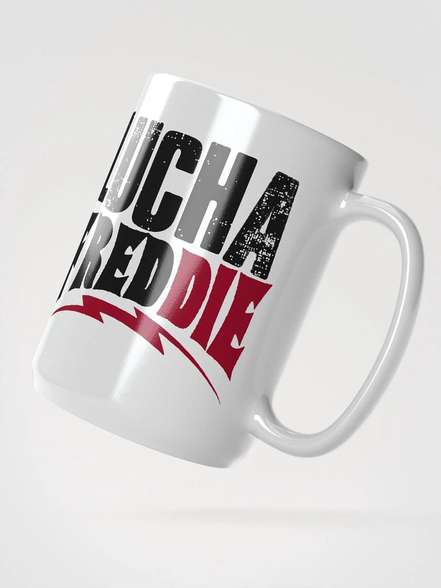 LuchaFredDIE logo mug reg product image (2)