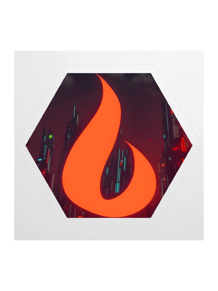 "Dystopian Burn" Sticker product image (2)