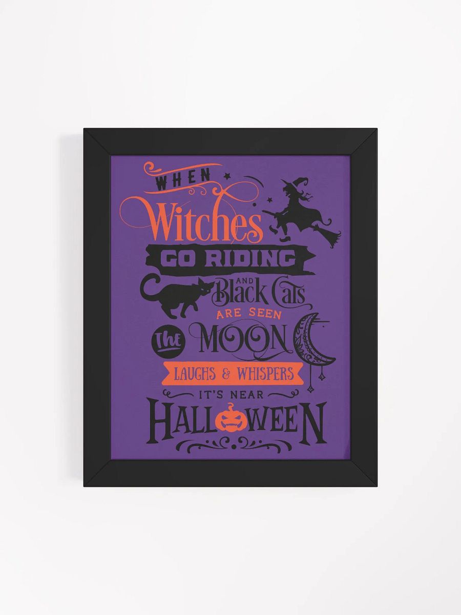 Witch Quote: Framed High-Quality Matte Poster product image (51)
