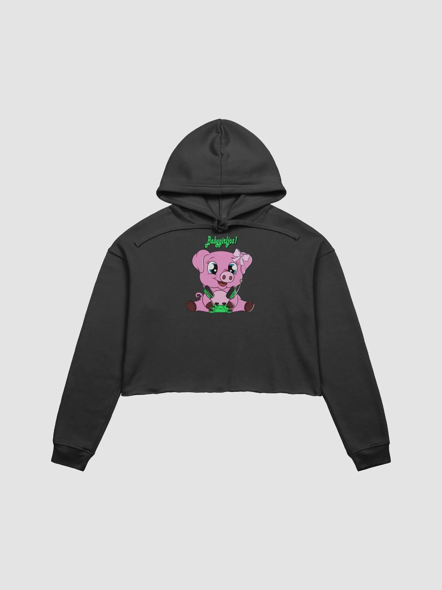 crop top hoodie logo product image (3)