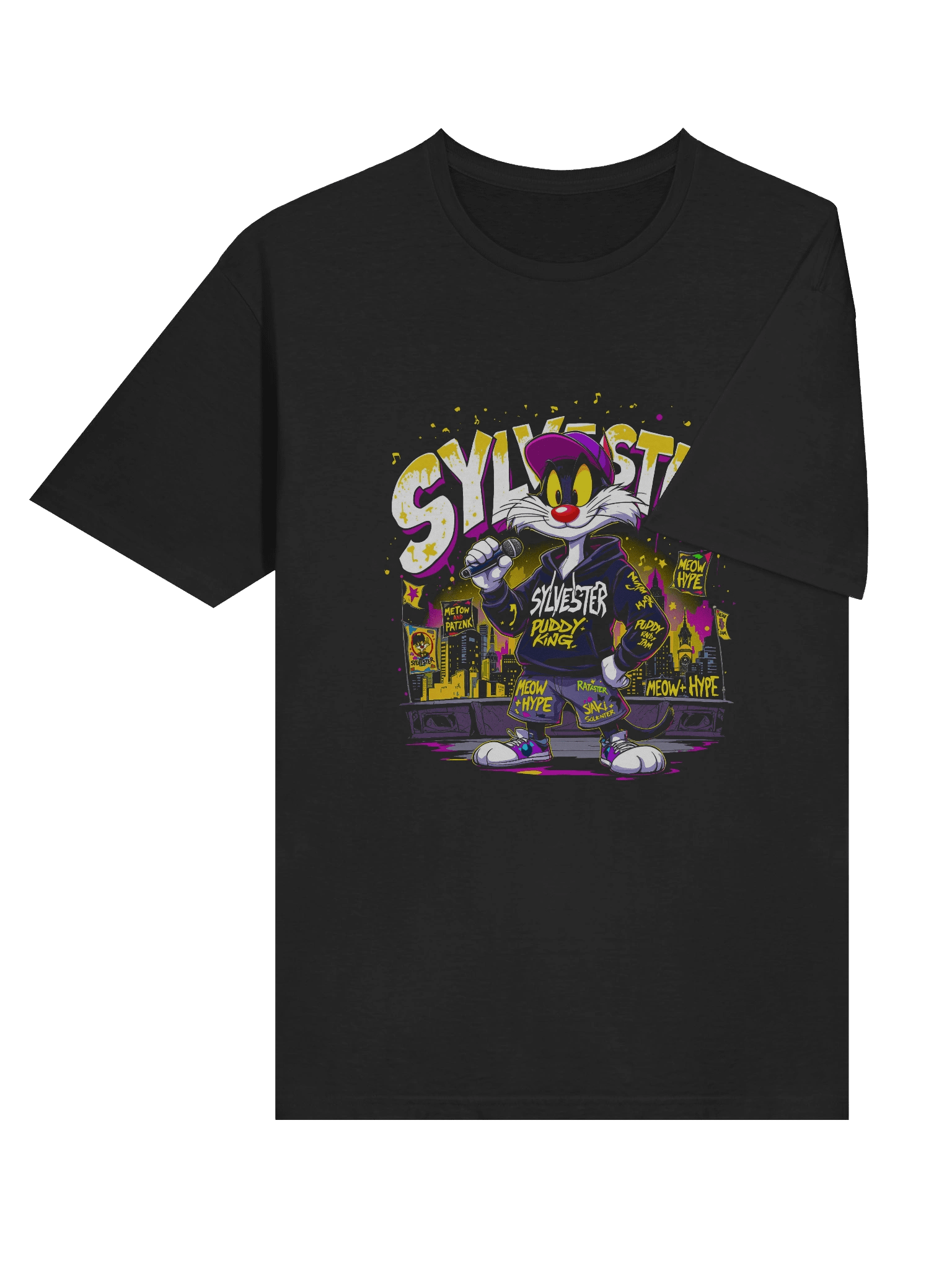 Sylvester Graffiti Hoodie Tee product image (6)