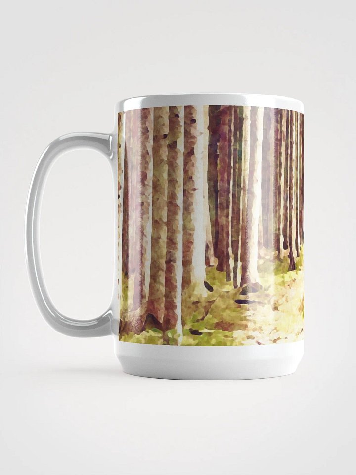 Abstract Graphic | White Coffee Mug | Invitation Treescape product image (1)