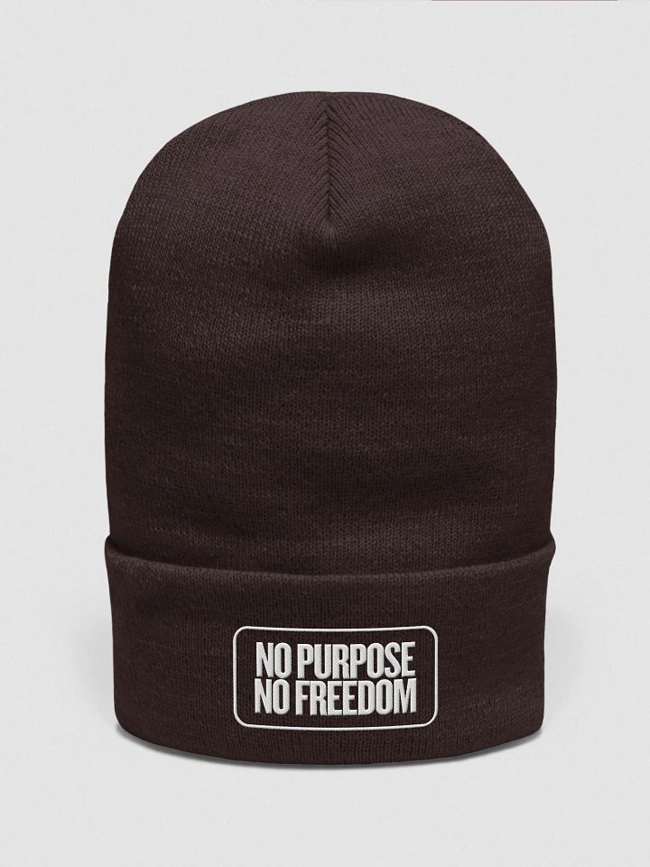 Abstract Dotted Beanie | AI Design no purpose no freedom product image (7)